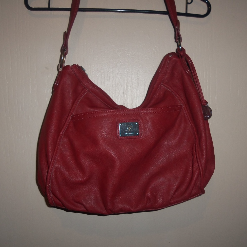GRACE ADELE RED PURSE ACCEPTABLE CONDITION